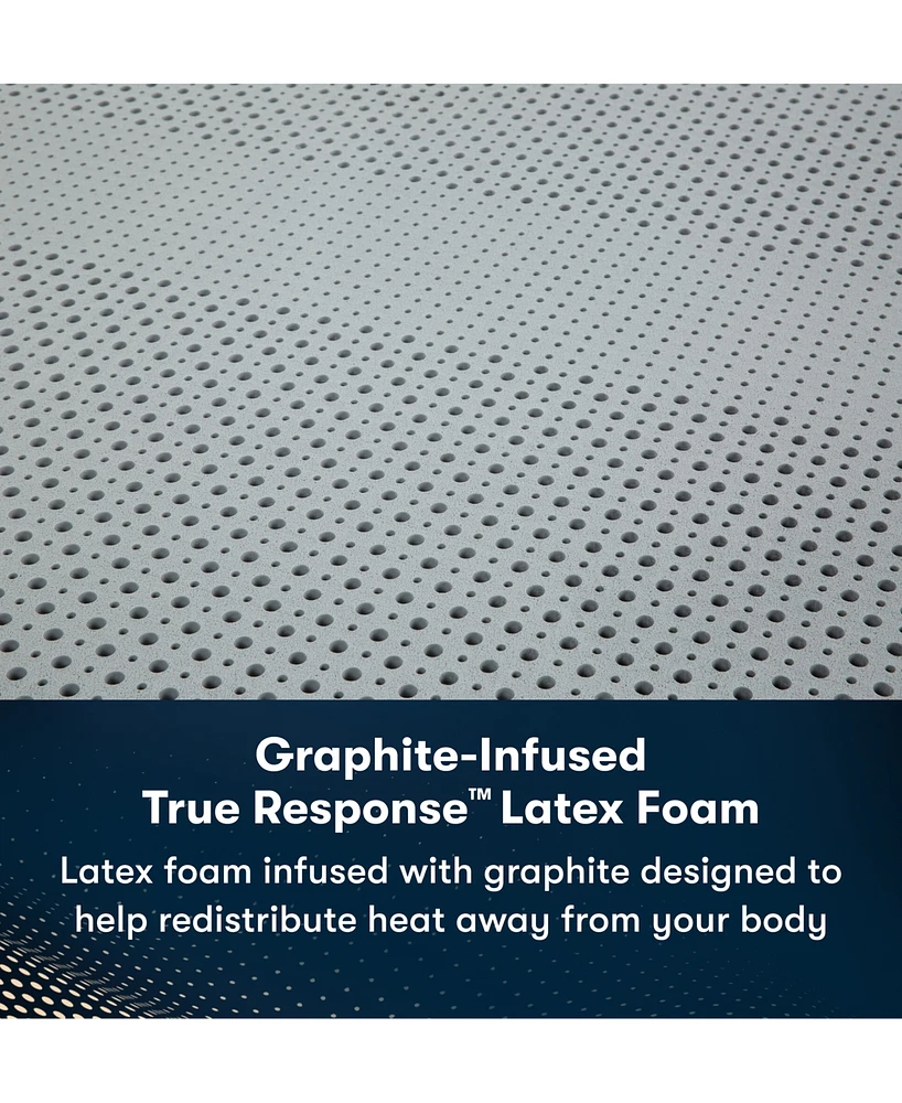 Serta iComfortPro Buckingham 16" Latex Foam Plush Pillow Top Mattress