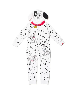 101 Dalmatians Toddler Boys Disney Zip Up Cosplay Coverall Newborn to