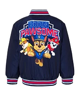 Paw Patrol Boys Varsity Zip Up Bomber Jacket