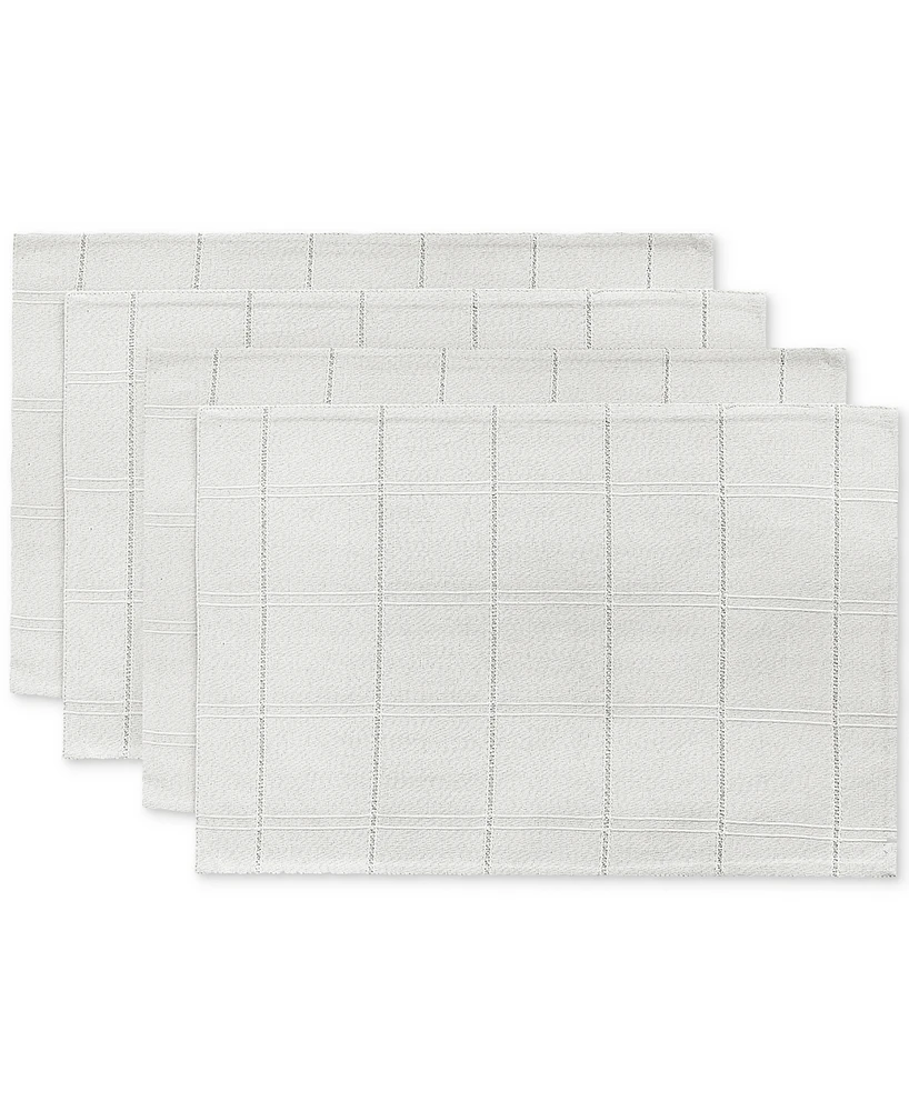 Izod Chadwick Lurex Placemats, Set of 4