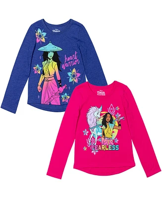 Raya and the Last Dragon Girls 2 Pack Long Sleeve T-Shirts