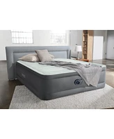 Intex PremAire I Fiber-Tech Elevated Air Mattress Bed with Built-In Pump