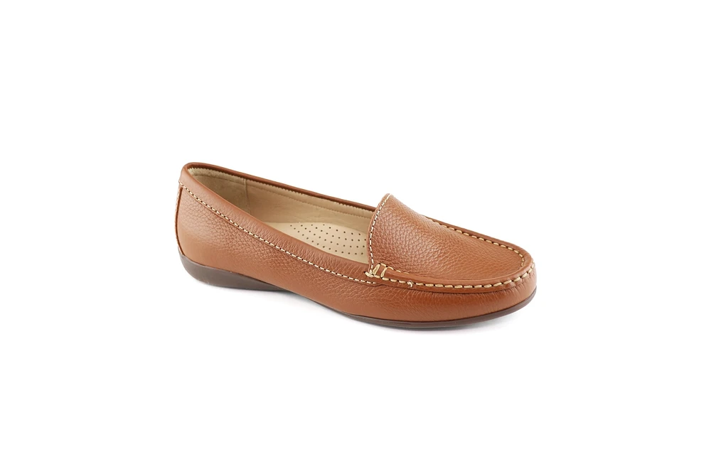 Marc Joseph New York Womens Lake Road Comfort Slip on Leather Loafer