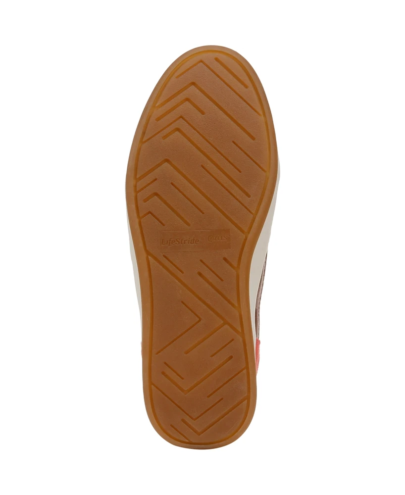 LifeStride Women's Dynamic Washable Platform Slip On Sneakers