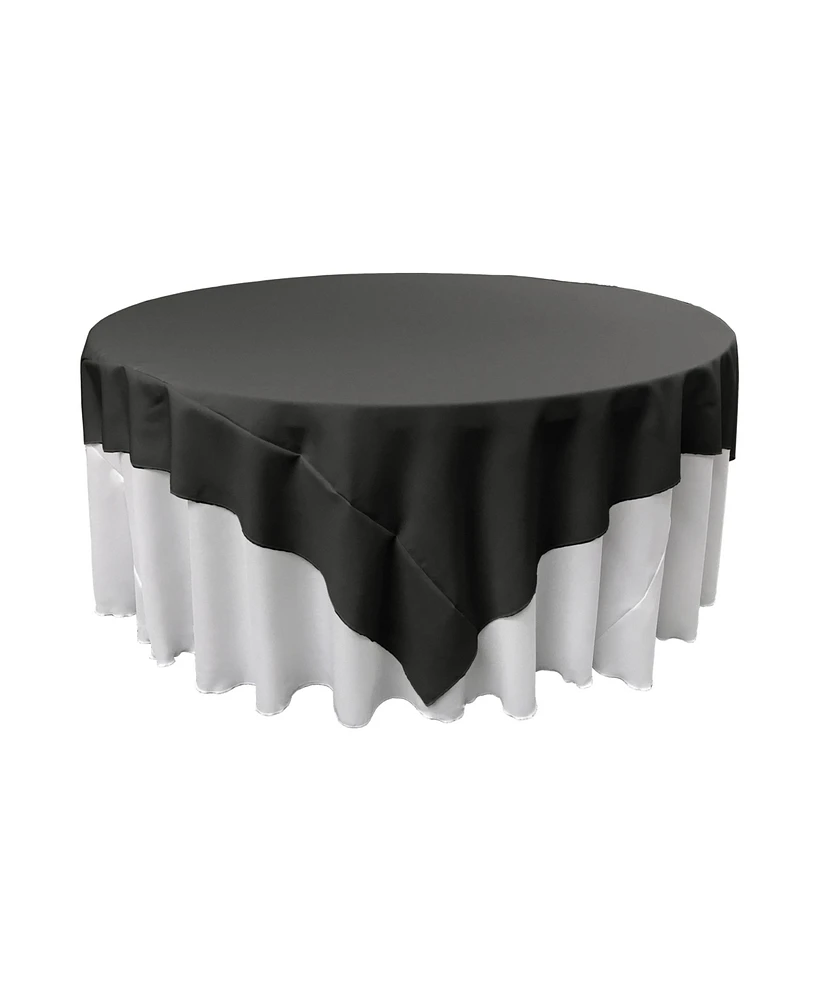 Polyester Square Tablecloth 72x72 – Wrinkle-Resistant Table Cover for Events and Home Dining