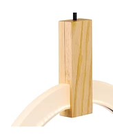 Cwi Lighting 20" Metal Anello Led Pendant