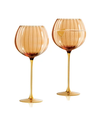 Qualia Glass Posh Ballon Glasses, Set of 2
