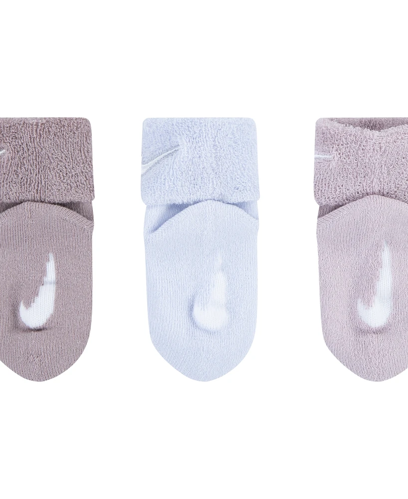 Nike Baby Boys or Girls Multi Logo Socks, Pack of 6