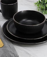 Elama Leo 16 Pc. Dinnerware Set, Service for 4