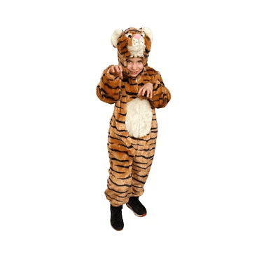 Dress Up America Plush Tiger Costume - Toddlers Girls & Boys
