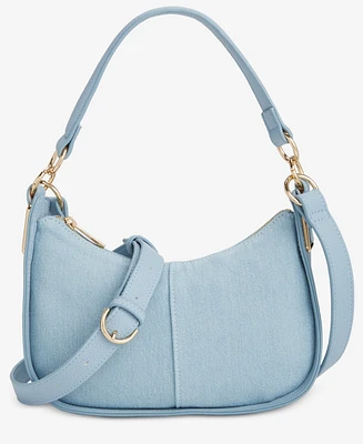 On 34th Dyanne Small Denim Shoulder Crossbody, Exclusively at Macy's