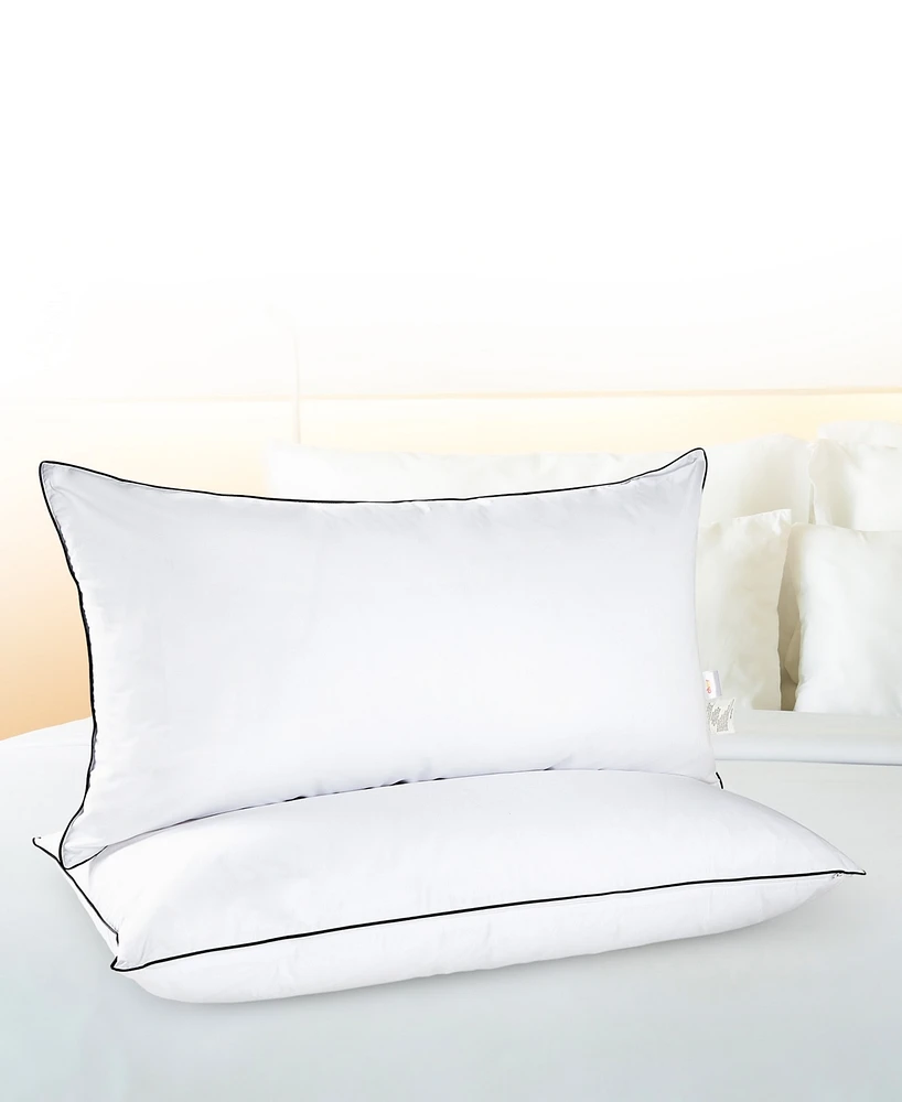 Cheer Collection Adjustable Layer Soft 2-Pack Pillows, King