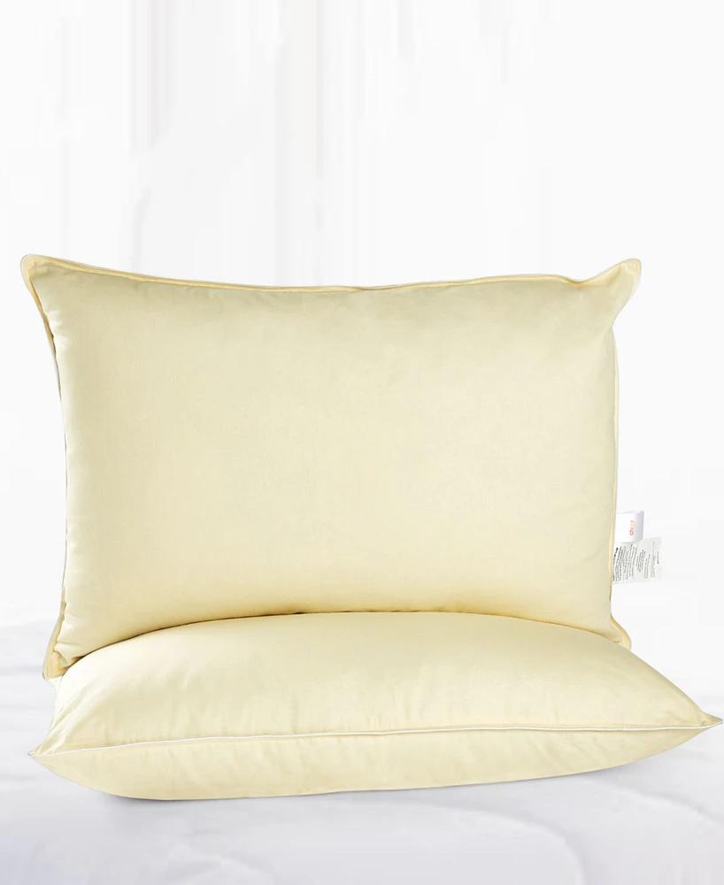 Cheer Collection Soft and Airy Cotton Kapok 2-Pack Pillows