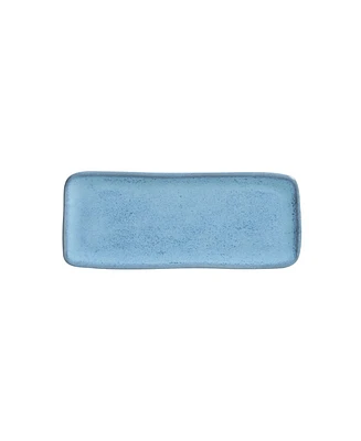 Porto Brasil 8.6" Stoneware Rectangular Platters, Set of 4
