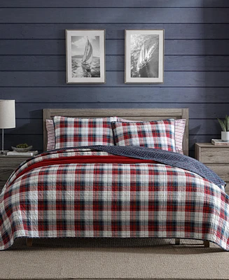 Nautica Rosedale Reversible 2 Piece Quilt Set, Twin
