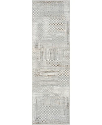 Nourison Home Glitz GLZ09 2'3"x7'6" Runner Area Rug