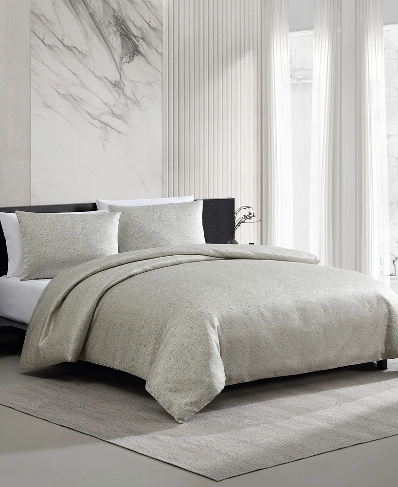 Vera Wang Speckled Satin Weave 3-Pc. Comforter Set