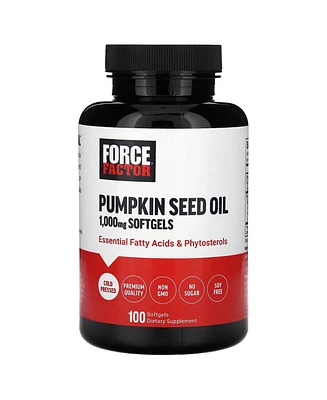 Force Factor Pumpkin Seed Oil 100 Softgels
