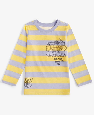 Epic Threads Toddler Boys 2T-4T Transformers Graphic Striped Long-Sleeve T-Shirt, Exclusively at Macy's