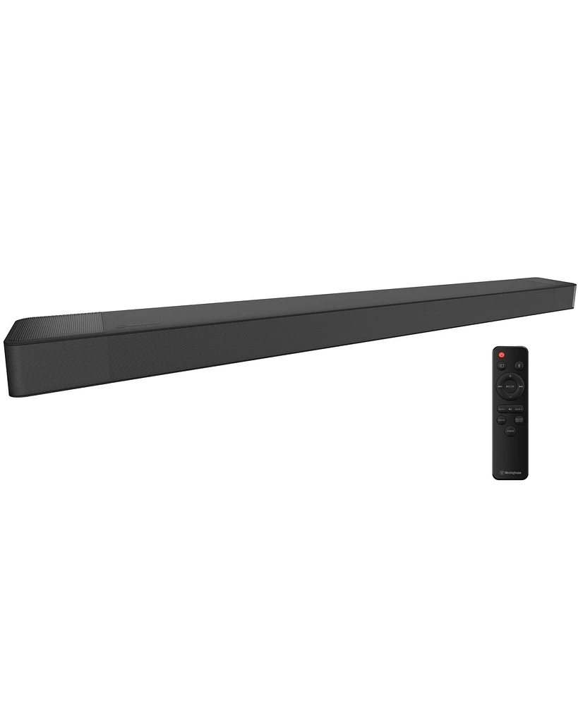 Westinghouse 3.1.2 Channel All-in-One Soundbar with Dolby Atmos and Dolby Digital Plus, Built-in Subwoofer and Dolby Atmos Height Speakers, Bluetooth