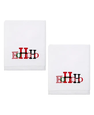 Avanti HoHoHo Cotton Hand Towel Set, 28" x 16"