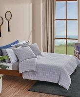 Lacoste Home Racquet Check 3-Pc. Comforter Set