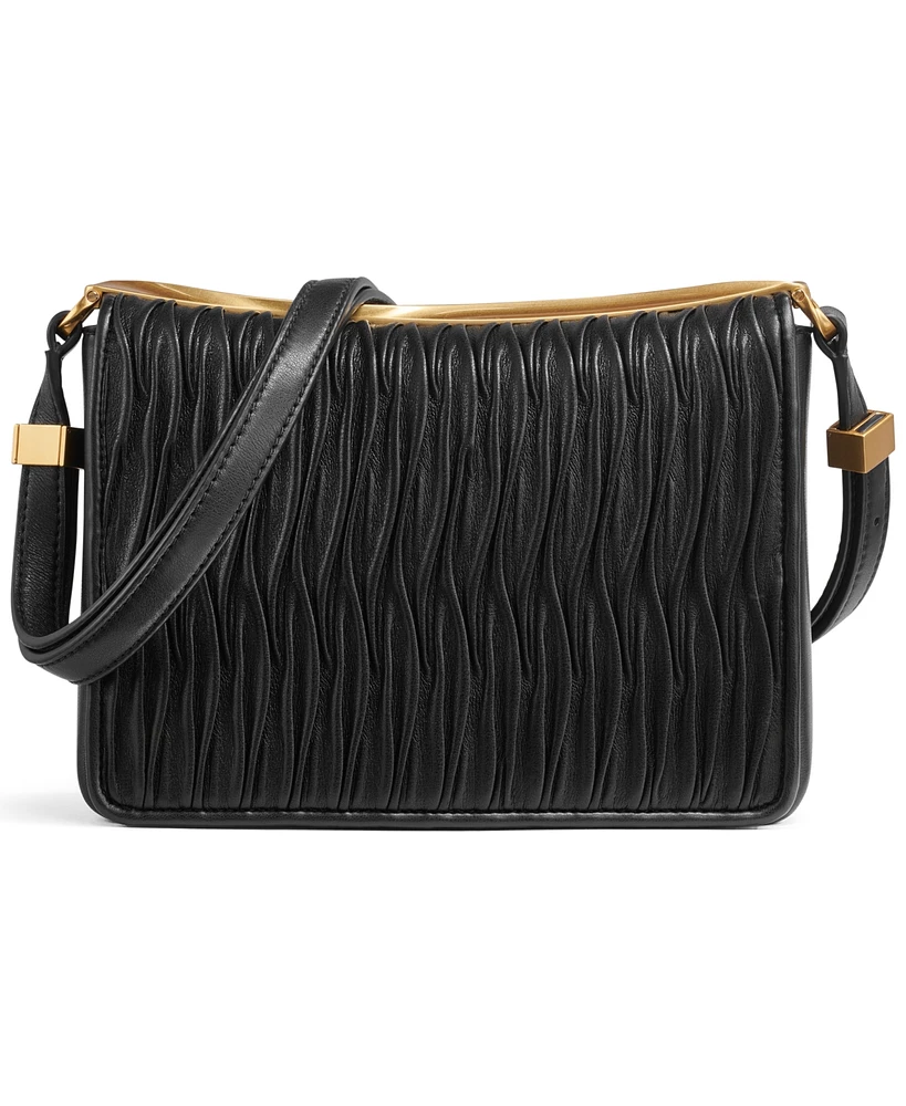 Donna Karan New York Jericho Flap Shoulder with Sculpted Hardware