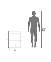 Fm Furniture Goodyear Medicine Cabinet in Melamine With a Towel Bar, White