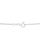 Diamond Heart 18" Pendant Necklace (1/4 ct. t.w.) in Sterling Silver and 14k Gold-Plate, Created for Macy's