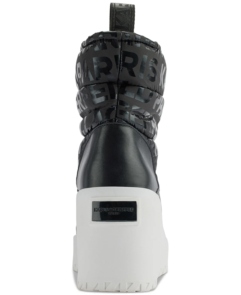 Karl Lagerfeld Paris Women's Berdina Wedge Booties