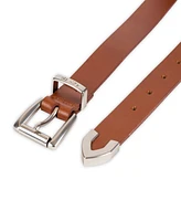 Levi's Women's Western Metal Tip End Leather Extended Size Belt