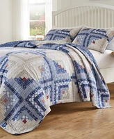 Greenland Home Fashions Cottage Cabin Finely Stitched 2-Pc. Quilt Set, Twin/Twin Xl