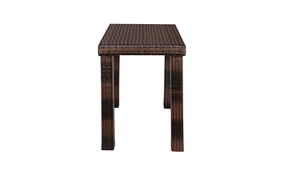 Brown Gradient Bar Table for Stylish Home or Kitchen Dining