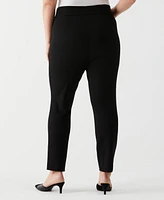 Rafaella Plus Slim Leg Ankle Pant with Hardware