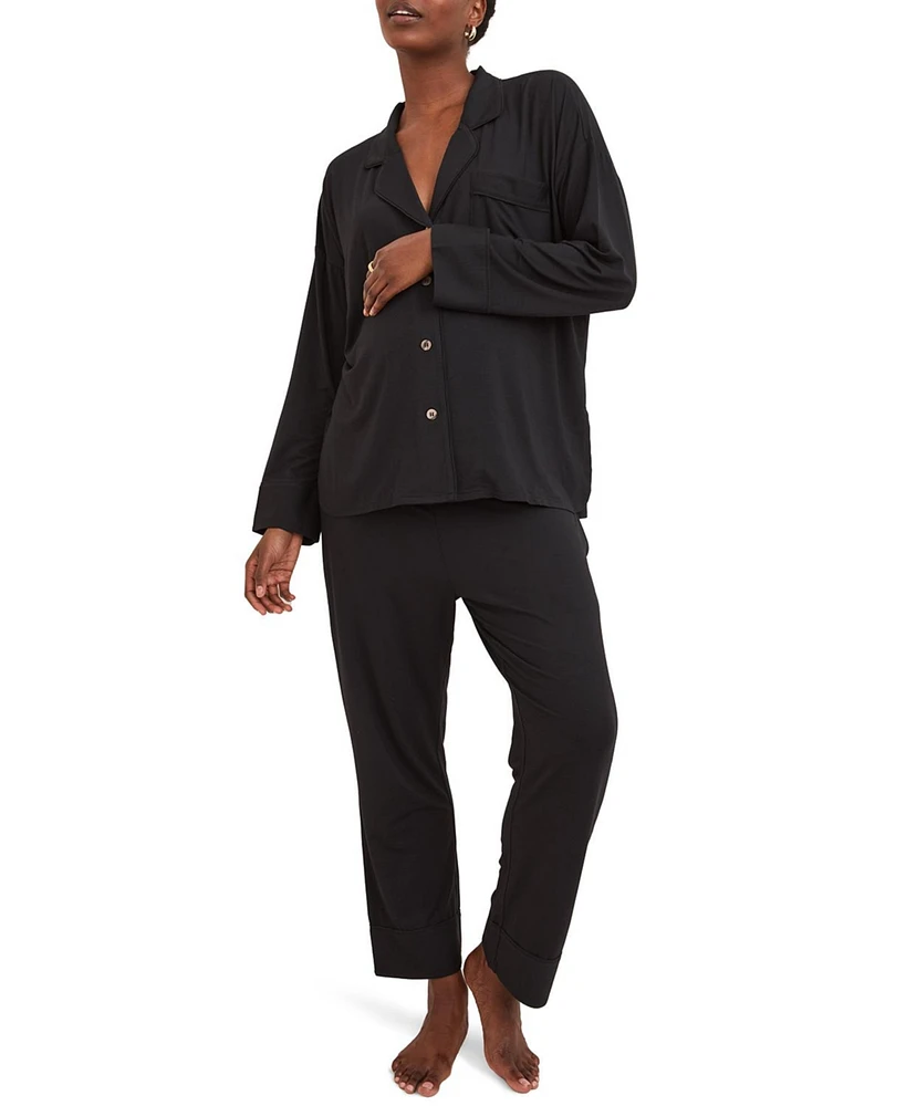 Hatch Collection Maternity The Ultra Soft Jersey Pj Set