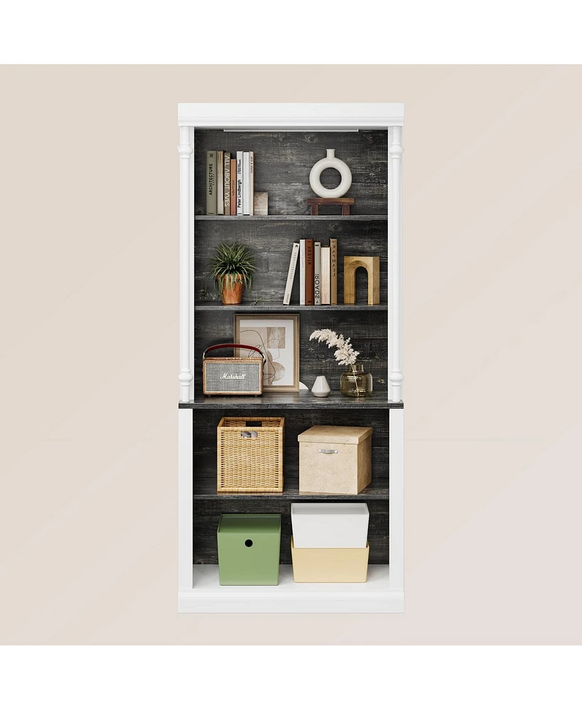 gaomon Tall Storage Bookcase with 5-Tier Open Shelves
