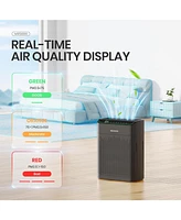 Morento Smart Hepa Air Purifier for Home, Voice & App Contorl, PM2.5 Display, Quality Monitor, Up to 1290 Sqft