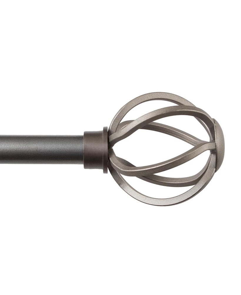 Kenney Cage 5/8 Inch Decorative Curtain Rod for Stylish Home Decor