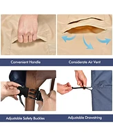 Sugift Patio Furniture Cover with Padded Handle and Click-Close Straps-77 x 43 x 30 inches