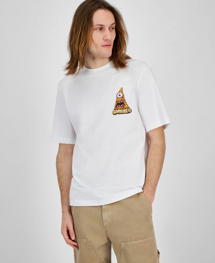 Hugo by Hugo Boss Men's Nizzerio Short Sleeve Crewneck Logo Graphic T-Shirt