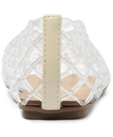 Arezzo Women's Jada Jelly Slip-On Ballet Flats