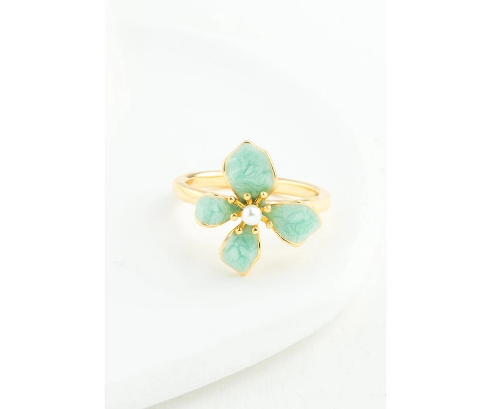 Starfish Project Hope in Bloom Ring in Mint