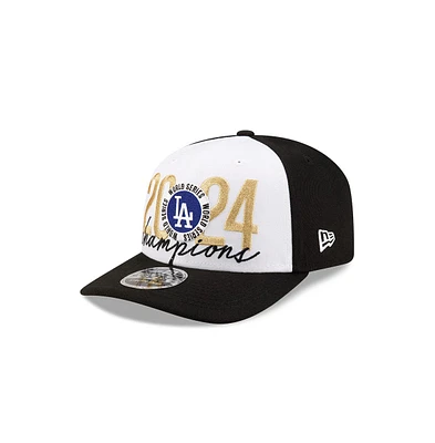 New Era Men's Black Los Angeles Dodgers 2024 World Series Champions Locker Room 9SEVENTY Adjustable Hat