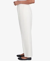 Alfred Dunner Women's Classic Accord Elastic Waist Short Length Pants