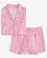 State of Day Women's 2-Pc. Short-Sleeve Notched-Collar Pajama Set Xs-3X, Exclusively at Macy's