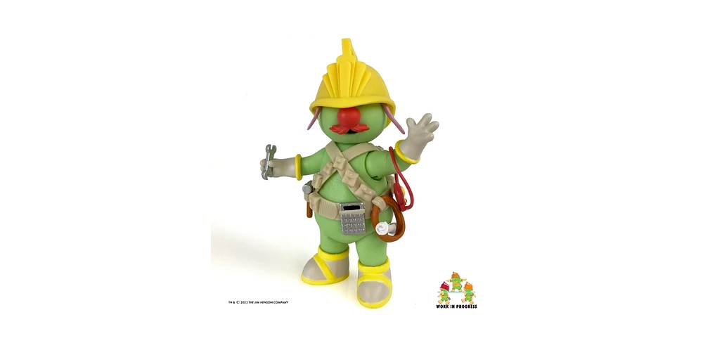 Boss Fight Studio Flange Doozer, Fraggle Rock Collectible Action Figure – Highly Articulated Figurine with Accessories Including Removable Hard