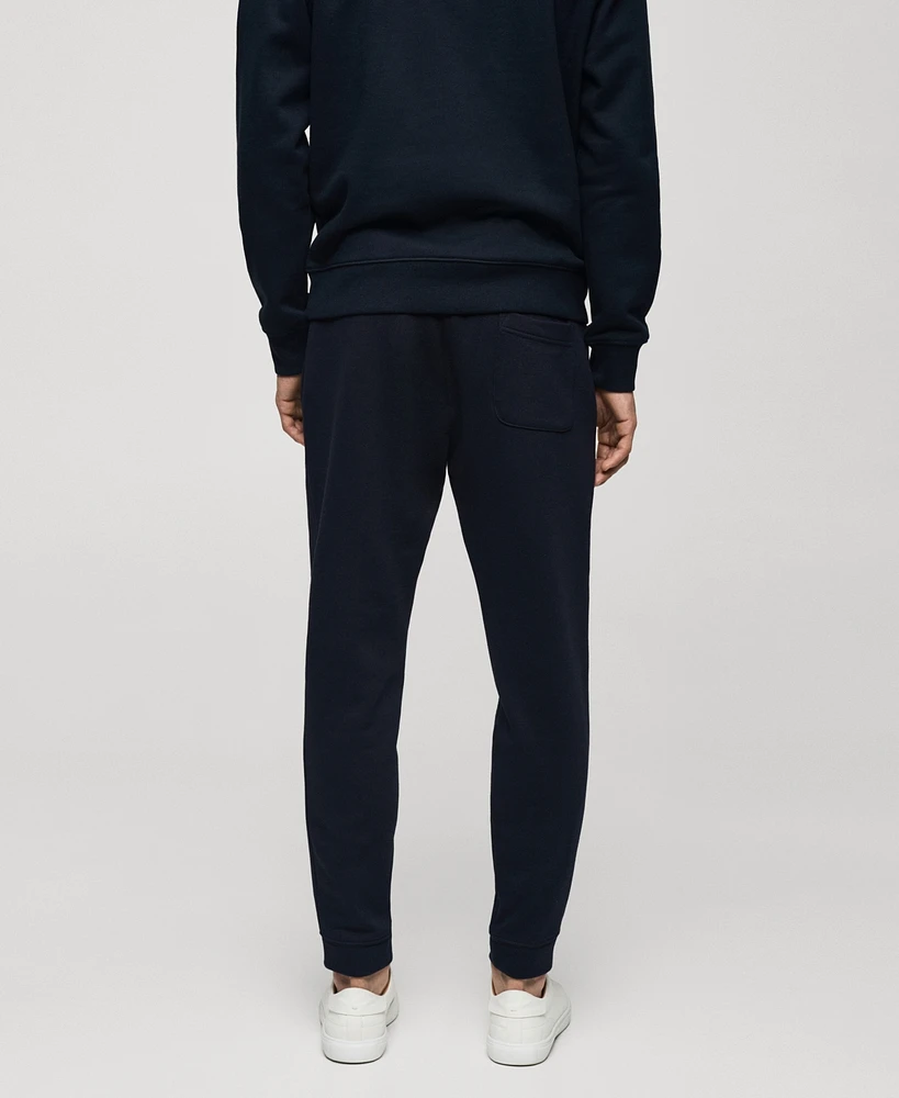 Mango Men's Cord Cotton Joggers