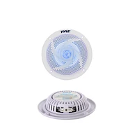Pyle 4" Waterproof Marine Led Speakers - 100W, Low-Profile, Blue Led, 2-Way (PLMRS43WL)