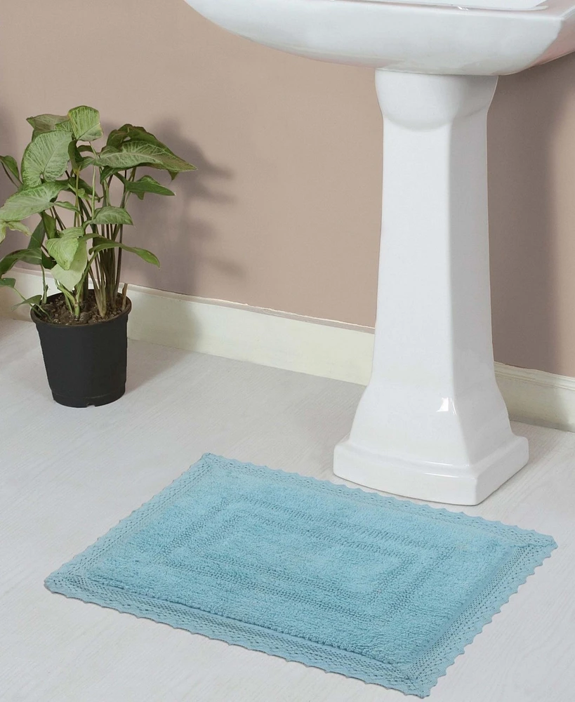 Home Weavers Opulent Reversible Bath Rug, 17" x 24"