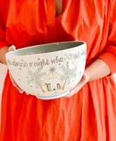 Coton Colors O Holy Night in Color Footed Bowl